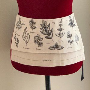 Canvas Herb Apron-NWT
